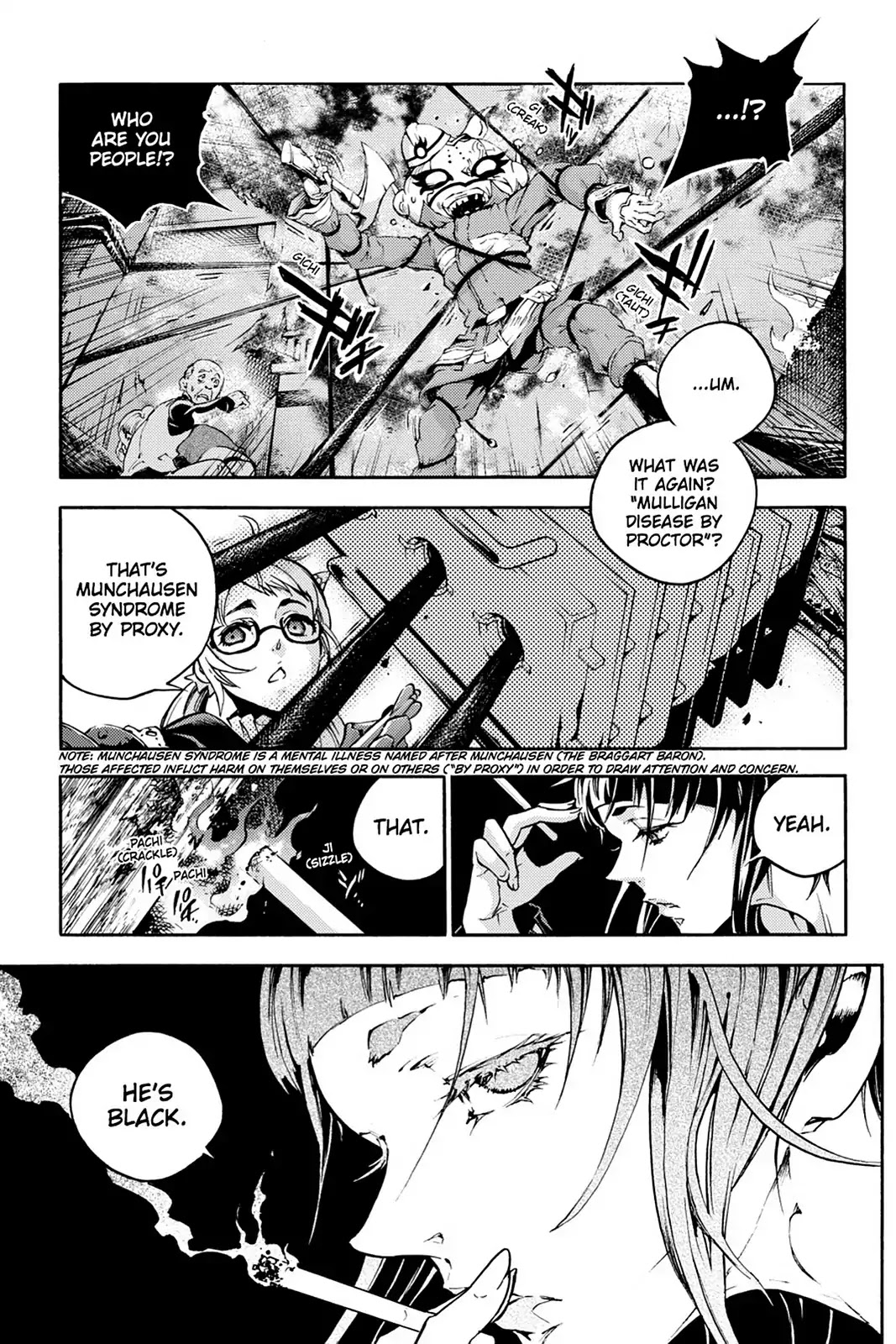 Smokin' Parade Chapter 5 page 25 - Chapter 5: Vol.2 #05: Blurring Black & White