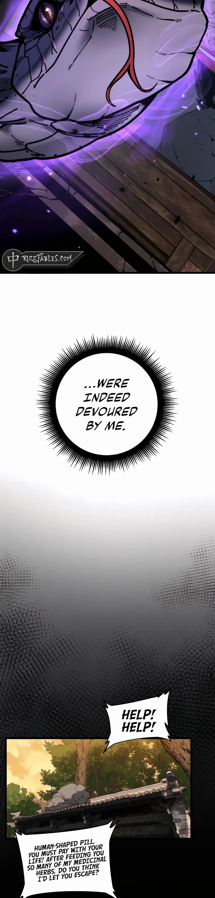 Snake Immortal: The Tale of a Snake's Cultivation to Immortality Chapter 1 page 6 - Chapter 1: Devouring an Immortal Emperor in a single gulp