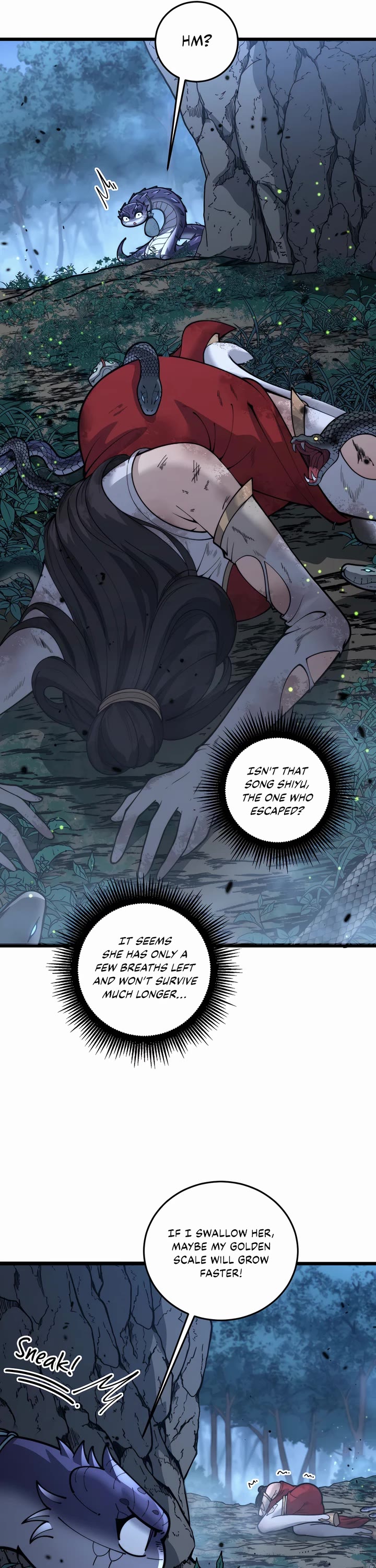 Snake Immortal: The Tale of a Snake's Cultivation to Immortality Chapter 10 page 16 - Chapter 10: The Dying Wish of the Old Black Snake