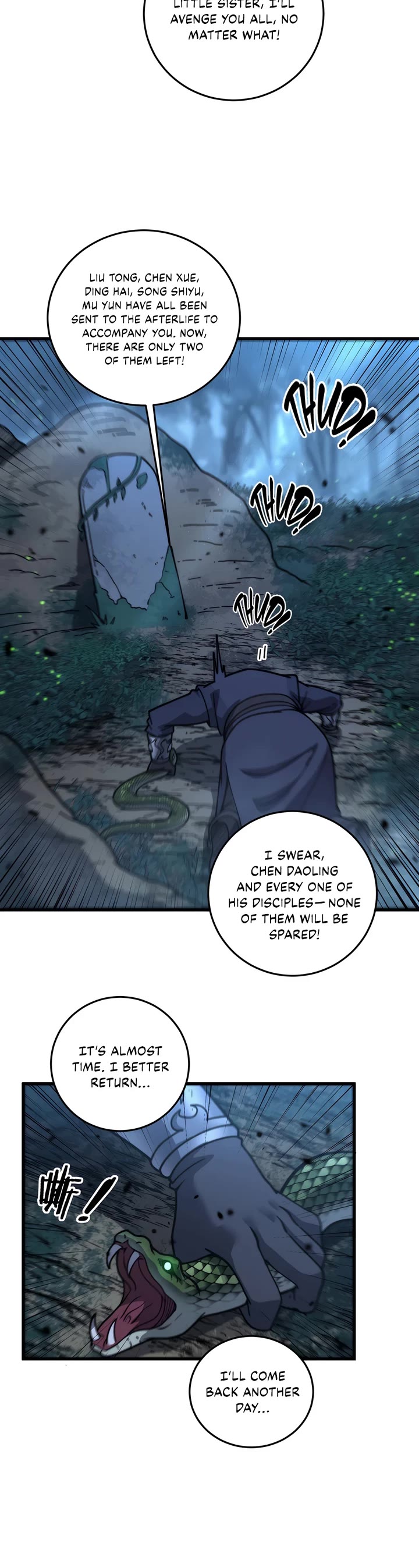 Snake Immortal: The Tale of a Snake's Cultivation to Immortality Chapter 10 page 20 - Chapter 10: The Dying Wish of the Old Black Snake