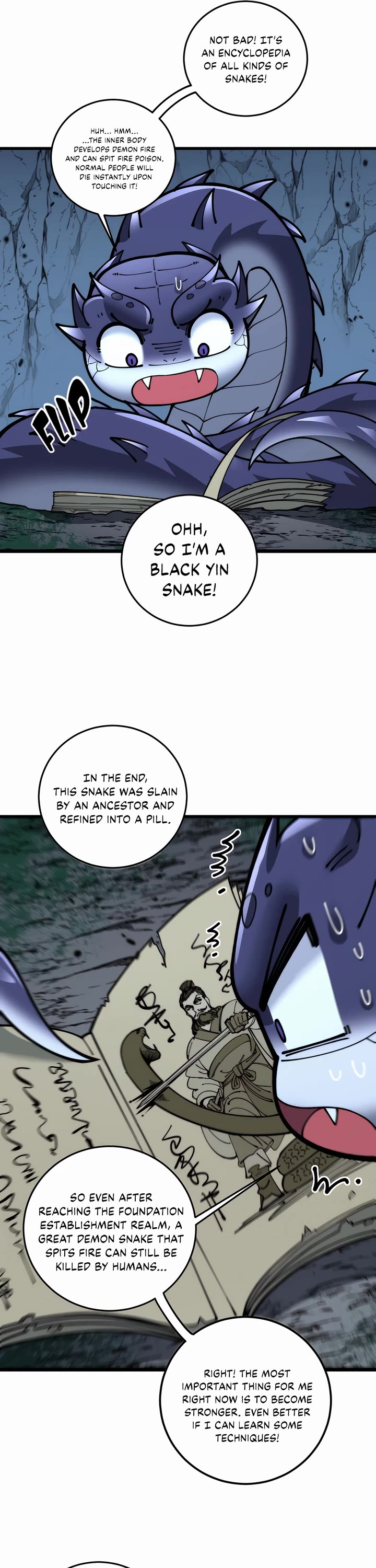 Snake Immortal: The Tale of a Snake's Cultivation to Immortality Chapter 10 page 26 - Chapter 10: The Dying Wish of the Old Black Snake