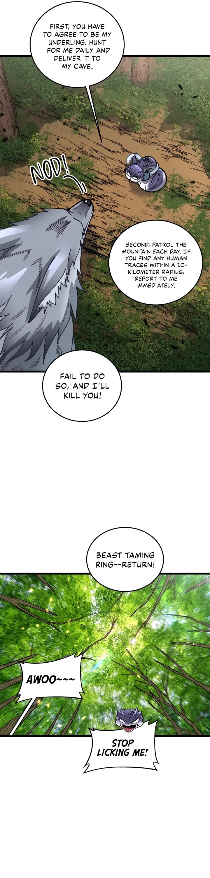 Snake Immortal: The Tale of a Snake's Cultivation to Immortality Chapter 11 page 13 - Chapter 11: Taming the Wolf King