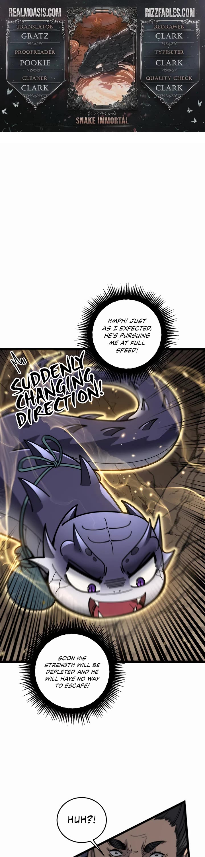 Snake Immortal: The Tale of a Snake's Cultivation to Immortality Chapter 12 page 1 - Chapter 12: Pursuit of the Old Grandmaster
