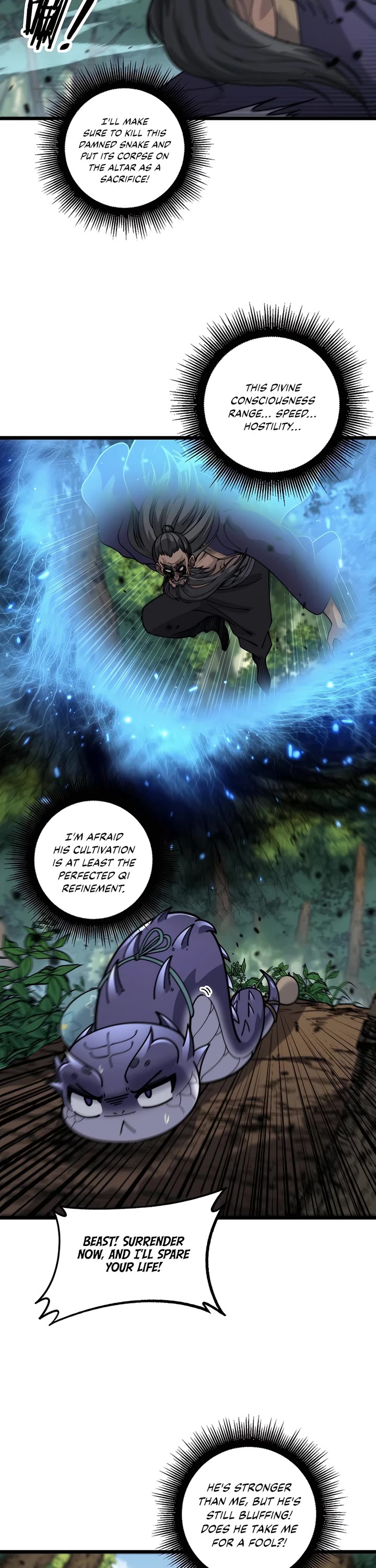 Snake Immortal: The Tale of a Snake's Cultivation to Immortality Chapter 12 page 13 - Chapter 12: Pursuit of the Old Grandmaster