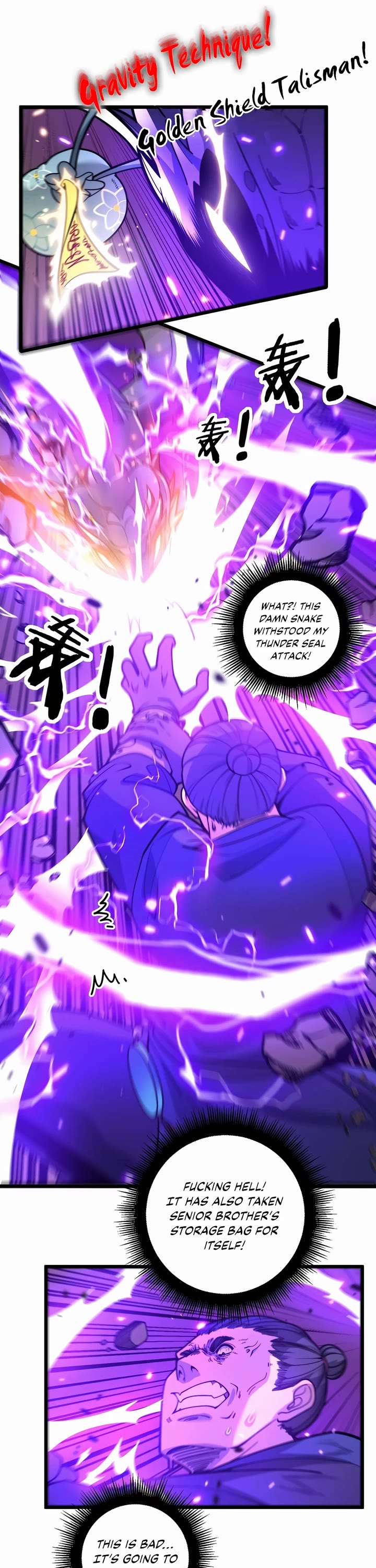 Snake Immortal: The Tale of a Snake's Cultivation to Immortality Chapter 12 page 4 - Chapter 12: Pursuit of the Old Grandmaster