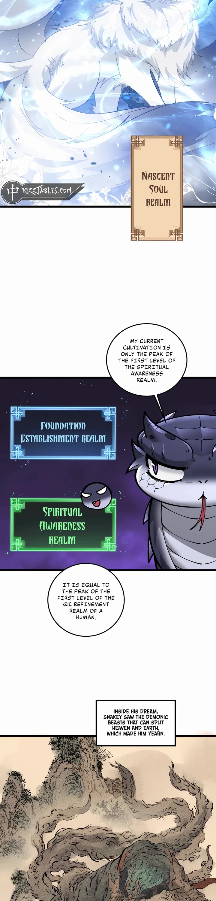 Snake Immortal: The Tale of a Snake's Cultivation to Immortality Chapter 2 page 18 - Chapter 2: Divine Sense