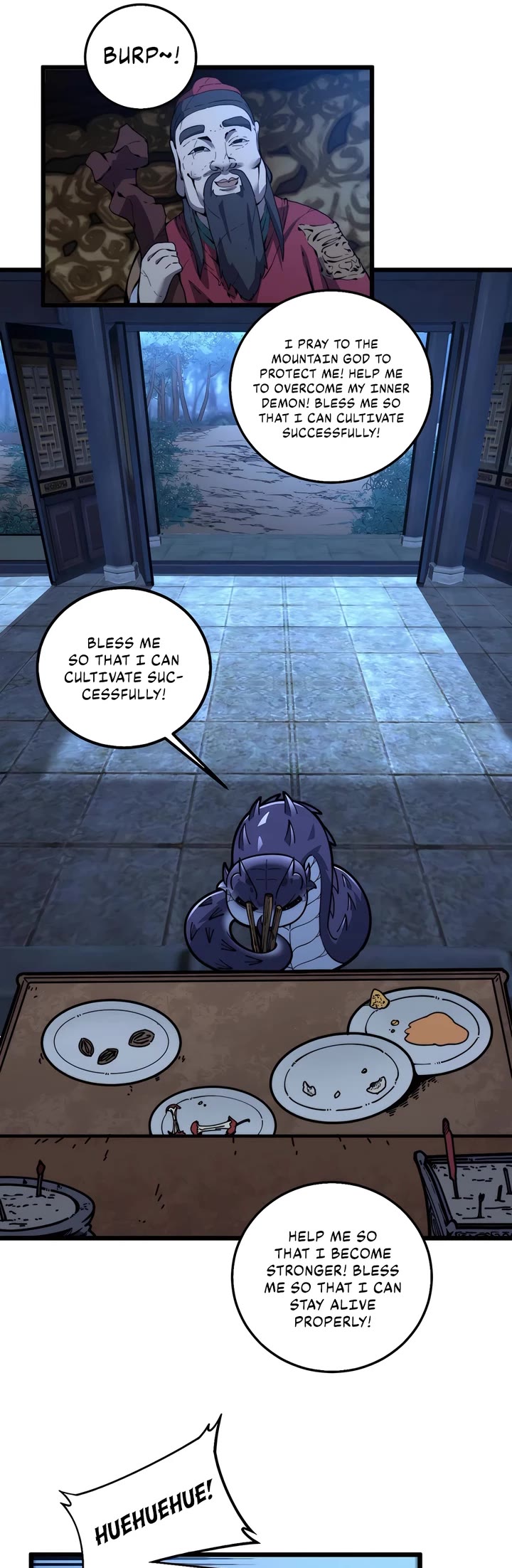 Snake Immortal: The Tale of a Snake's Cultivation to Immortality Chapter 3 page 11 - Chapter 3: Snakey and Mountain God Temple
