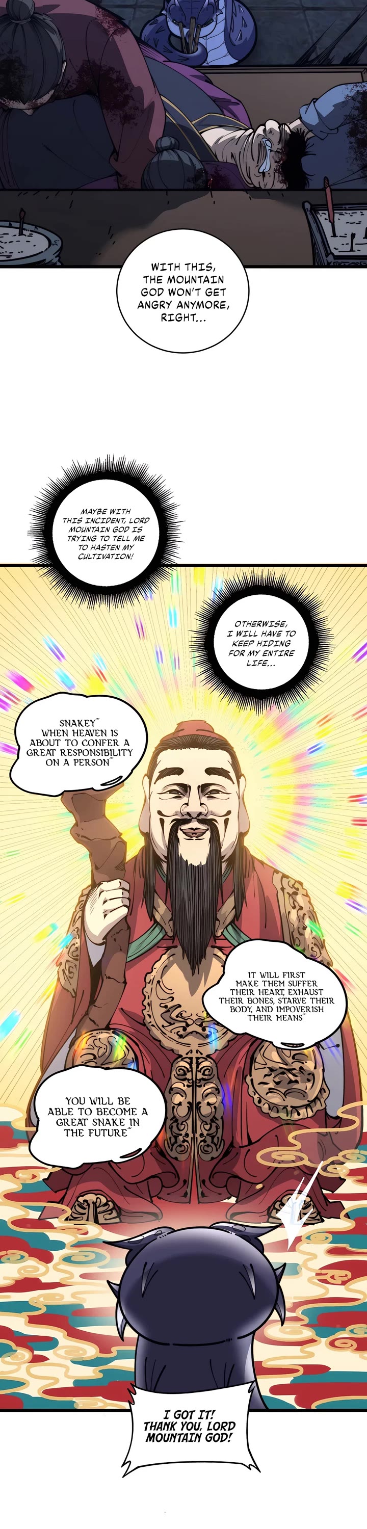 Snake Immortal: The Tale of a Snake's Cultivation to Immortality Chapter 3 page 37 - Chapter 3: Snakey and Mountain God Temple