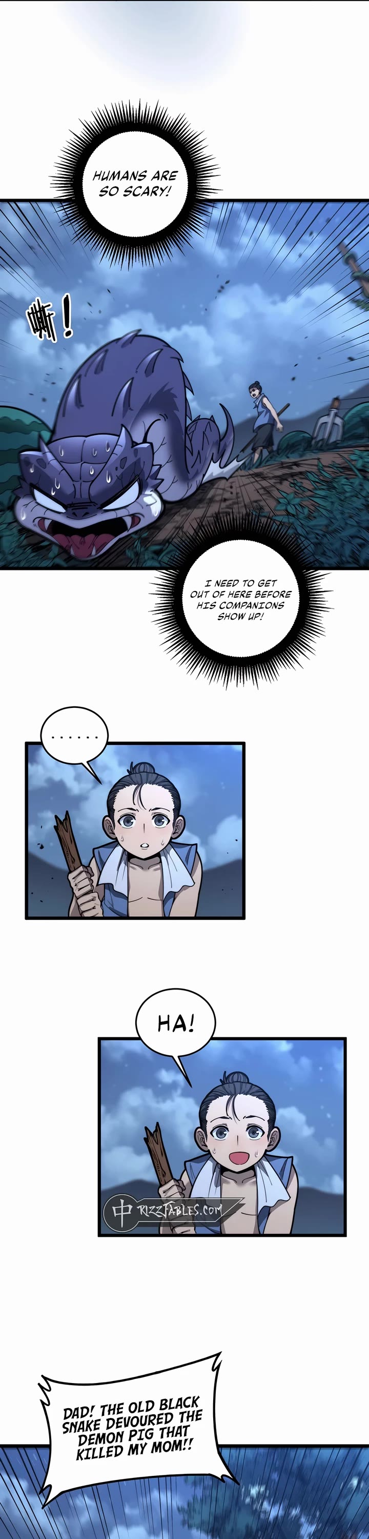 Snake Immortal: The Tale of a Snake's Cultivation to Immortality Chapter 3 page 5 - Chapter 3: Snakey and Mountain God Temple