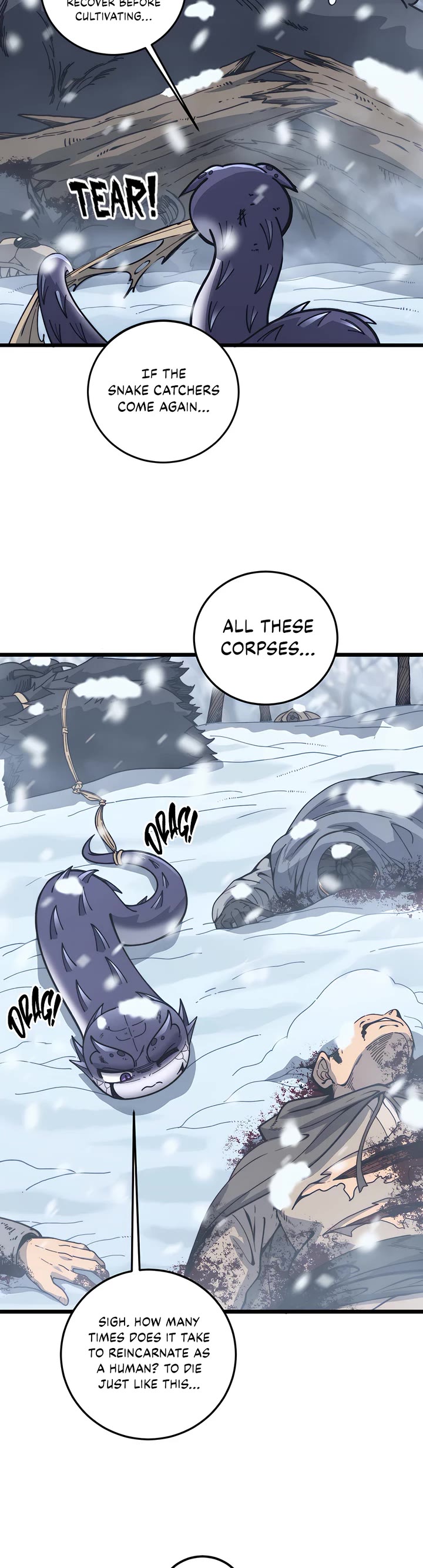 Snake Immortal: The Tale of a Snake's Cultivation to Immortality Chapter 6 page 26 - Chapter 6: Surrounded by a Pack of Wolves