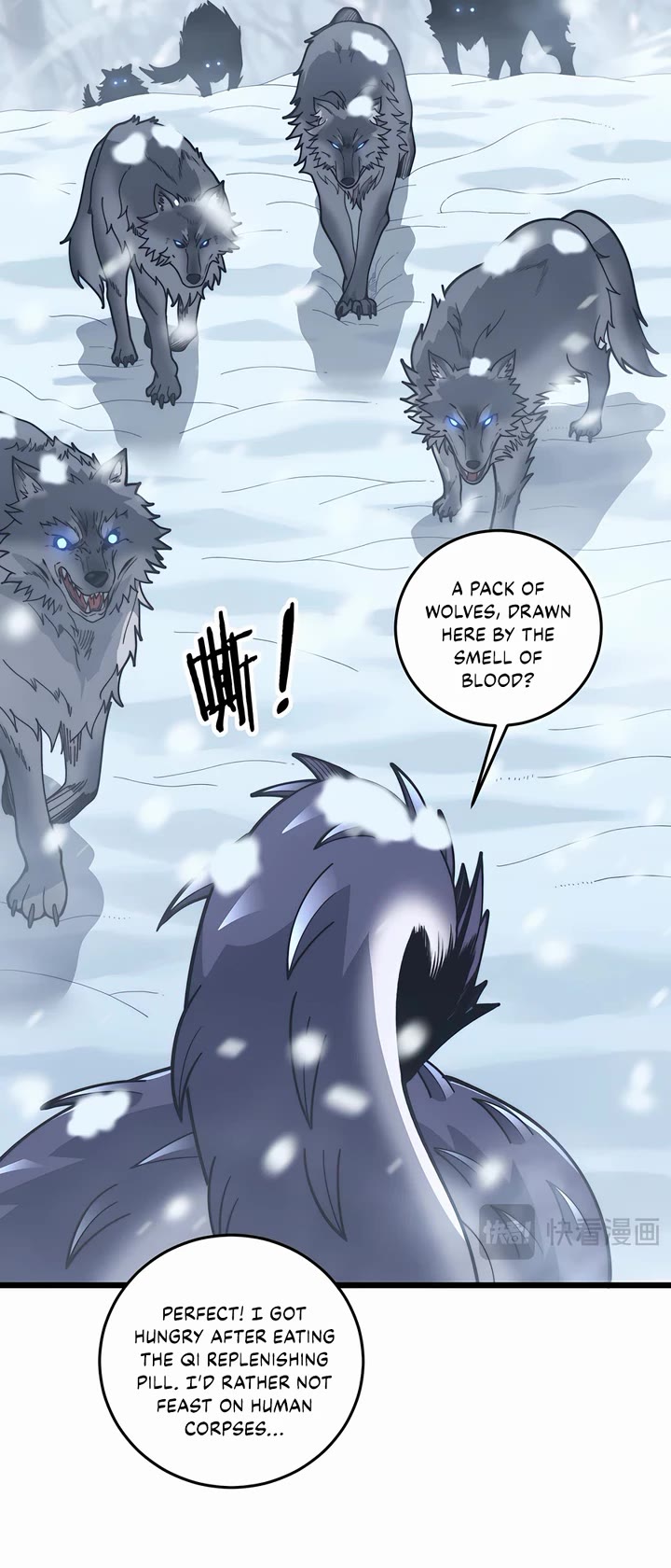 Snake Immortal: The Tale of a Snake's Cultivation to Immortality Chapter 6 page 4 - Chapter 6: Surrounded by a Pack of Wolves
