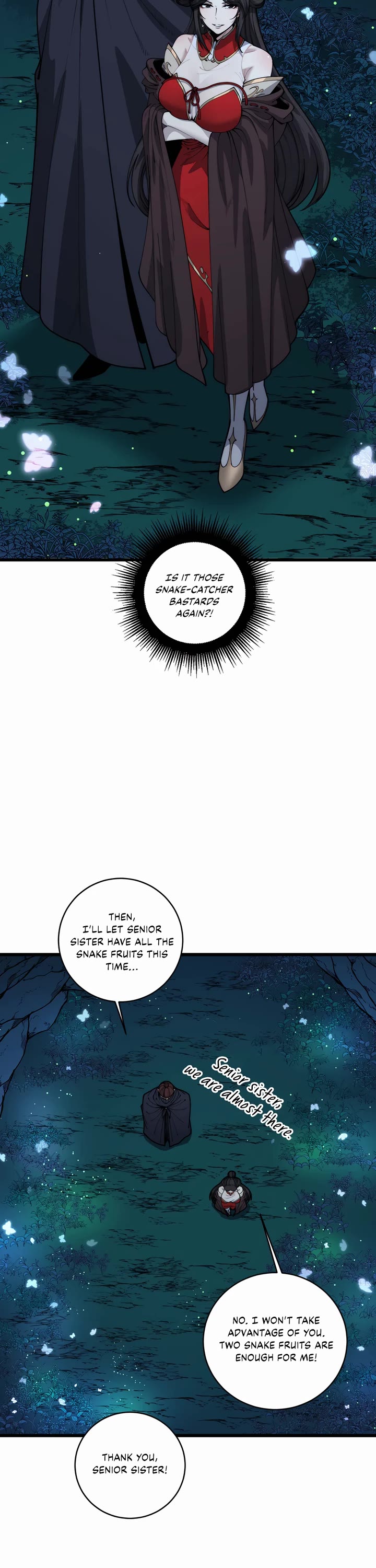 Snake Immortal: The Tale of a Snake's Cultivation to Immortality Chapter 7 page 12 - Chapter 7: Old Black Snake King vs Snake Catchers