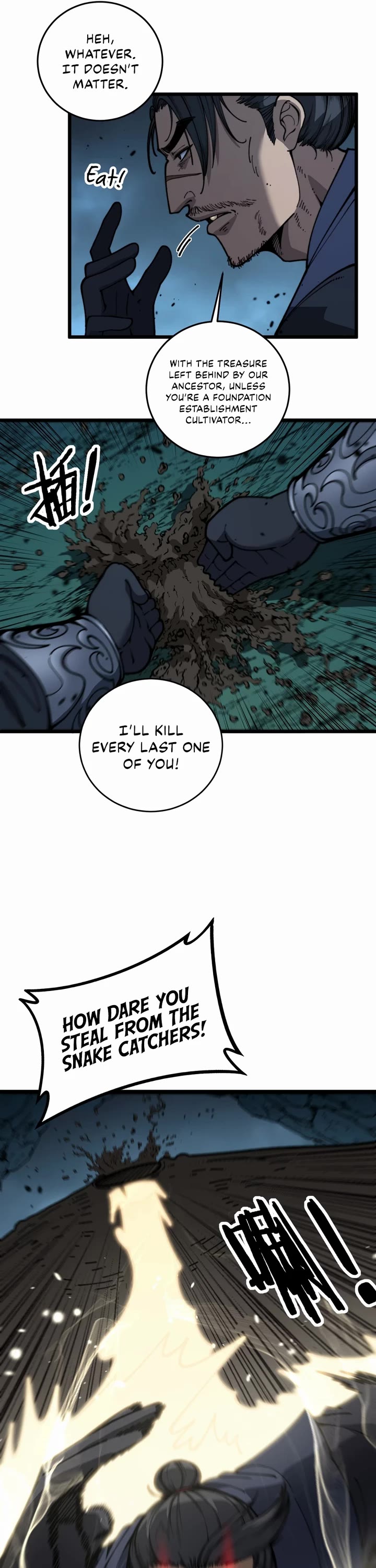 Snake Immortal: The Tale of a Snake's Cultivation to Immortality Chapter 8 page 22 - Chapter 8: Danger: Mu Yun, Sixth level of Qi Refinement