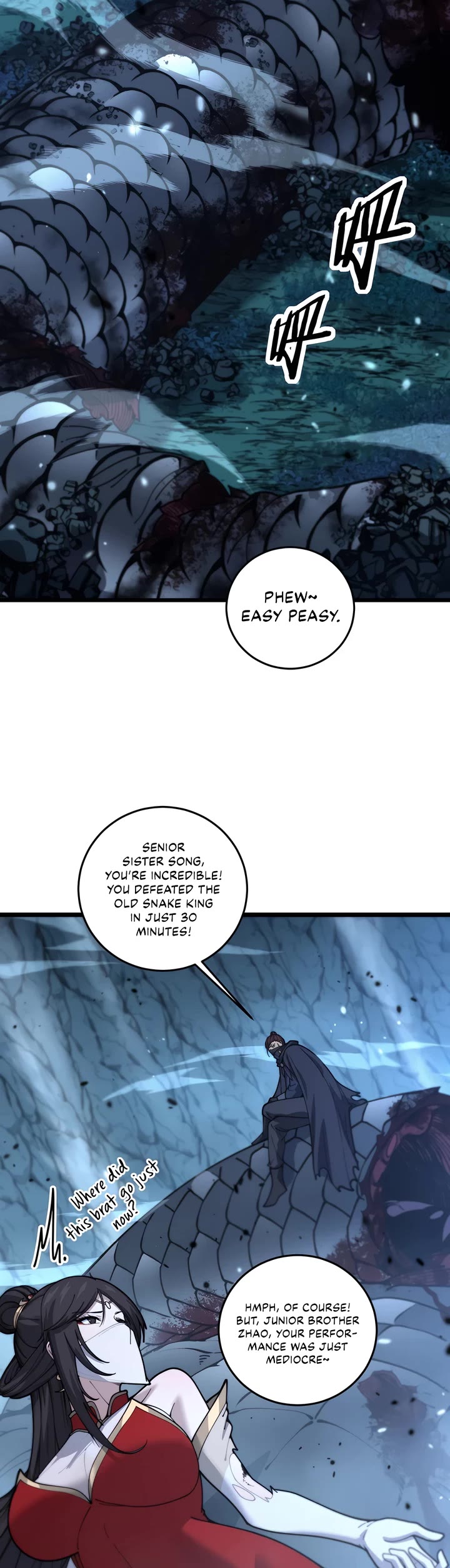 Snake Immortal: The Tale of a Snake's Cultivation to Immortality Chapter 8 page 8 - Chapter 8: Danger: Mu Yun, Sixth level of Qi Refinement