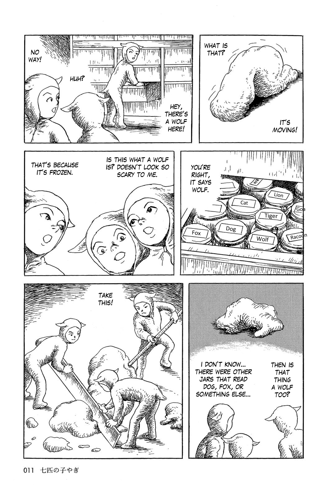 Sneewitchen - Geschichten nach Grimm Chapter 1.3 page 13 - Chapter 1 v3 : The Wolf and the Seven Young Goats
