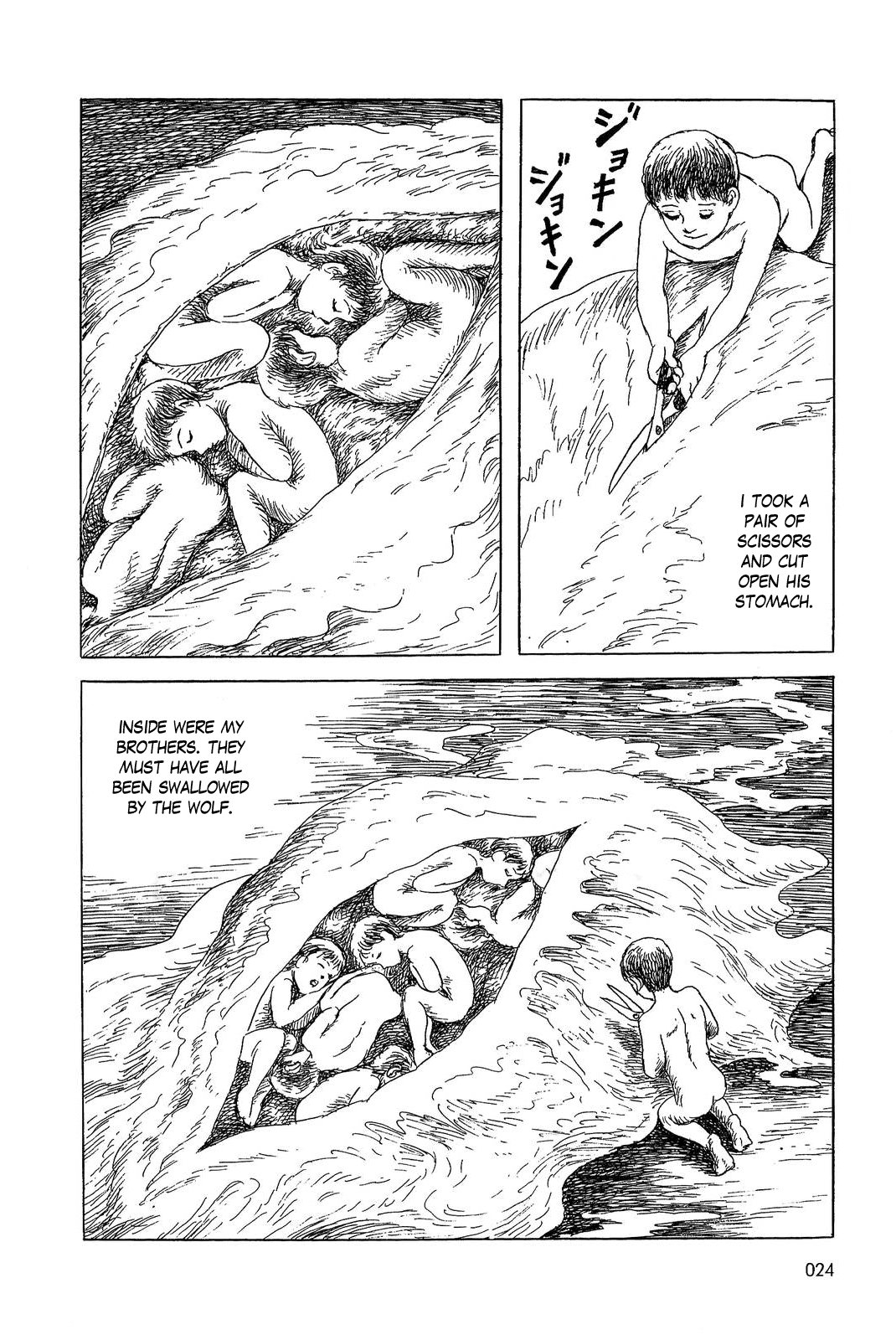 Sneewitchen - Geschichten nach Grimm Chapter 1.3 page 26 - Chapter 1 v3 : The Wolf and the Seven Young Goats