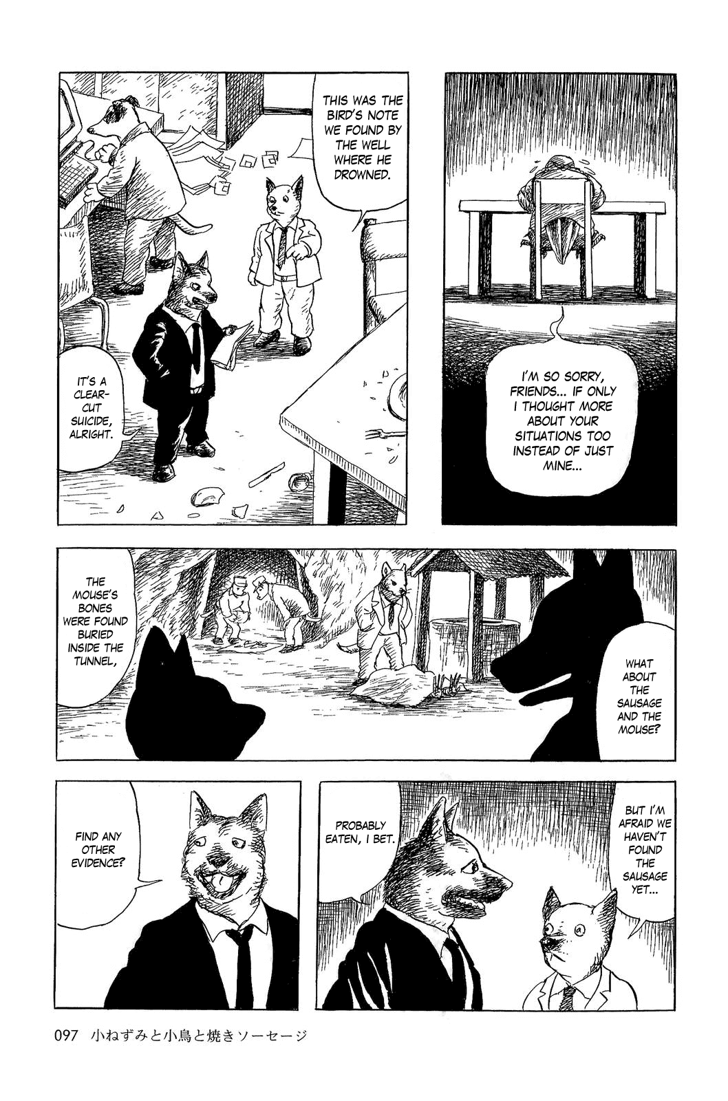 Sneewitchen - Geschichten nach Grimm Chapter 5.2 page 13 - Chapter 5 v2 : The Mouse, the Bird, and the Sausage