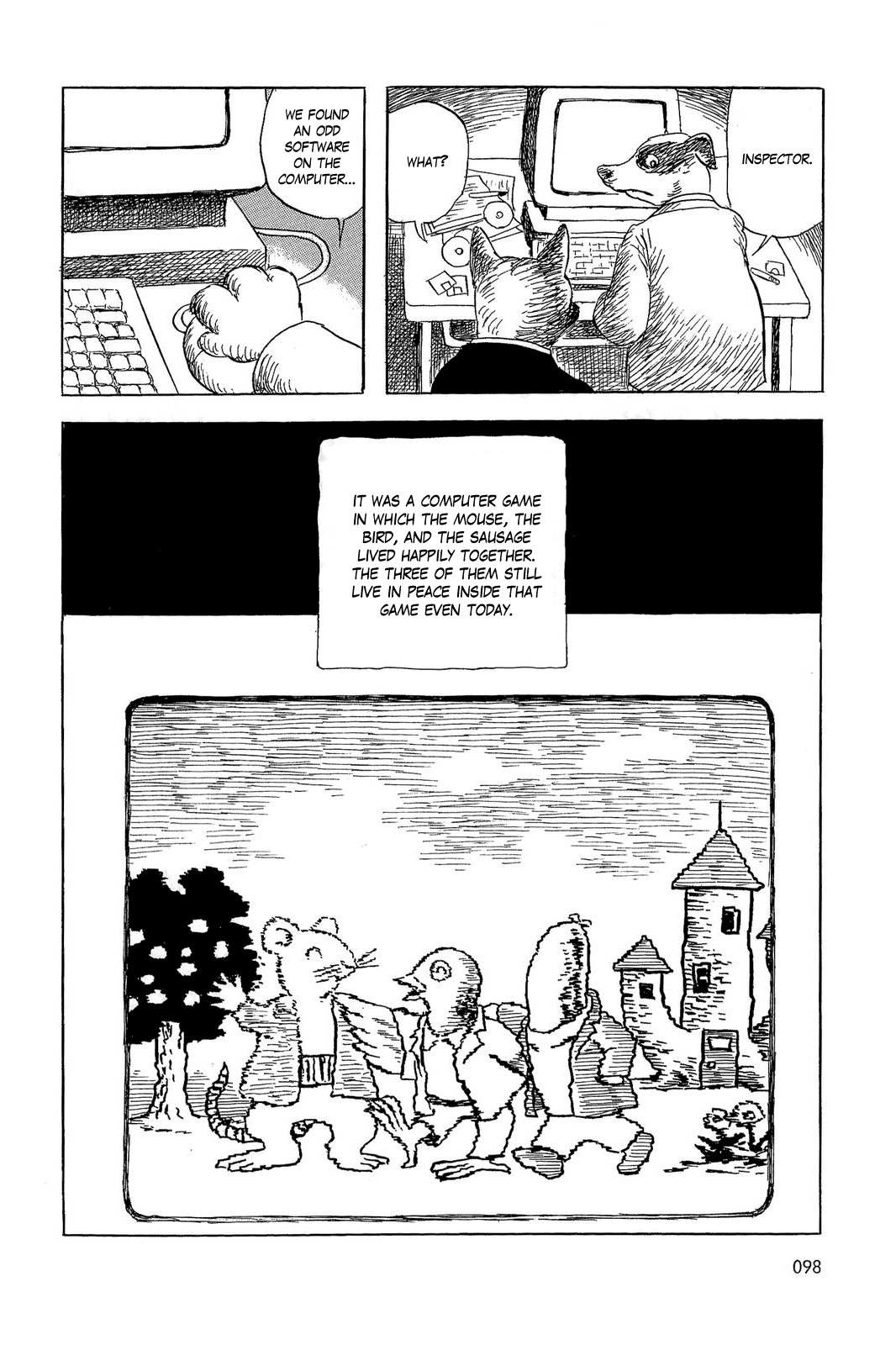 Sneewitchen - Geschichten nach Grimm Chapter 5.2 page 14 - Chapter 5 v2 : The Mouse, the Bird, and the Sausage