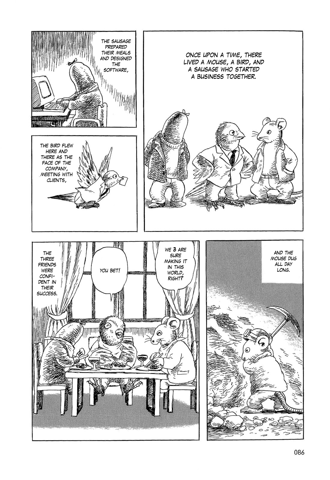 Sneewitchen - Geschichten nach Grimm Chapter 5.2 page 2 - Chapter 5 v2 : The Mouse, the Bird, and the Sausage
