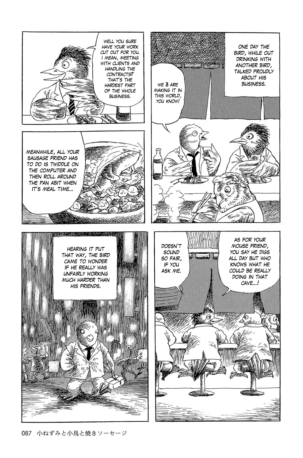Sneewitchen - Geschichten nach Grimm Chapter 5.2 page 3 - Chapter 5 v2 : The Mouse, the Bird, and the Sausage