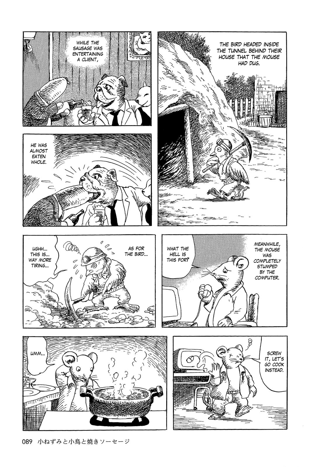 Sneewitchen - Geschichten nach Grimm Chapter 5.2 page 5 - Chapter 5 v2 : The Mouse, the Bird, and the Sausage