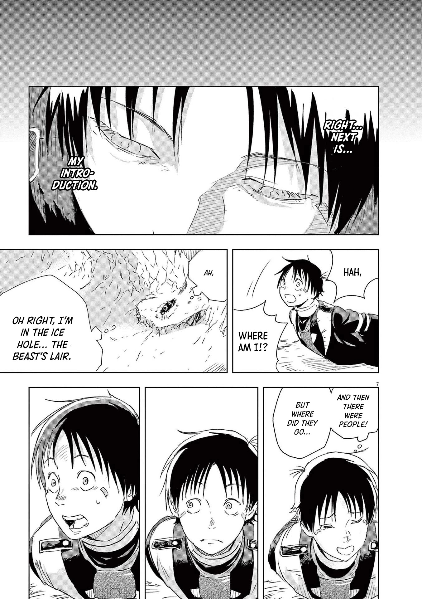 Snowball Earth Chapter 3 page 7 - Chapter 3: Tetsuo, the Beasts, and the Survivors