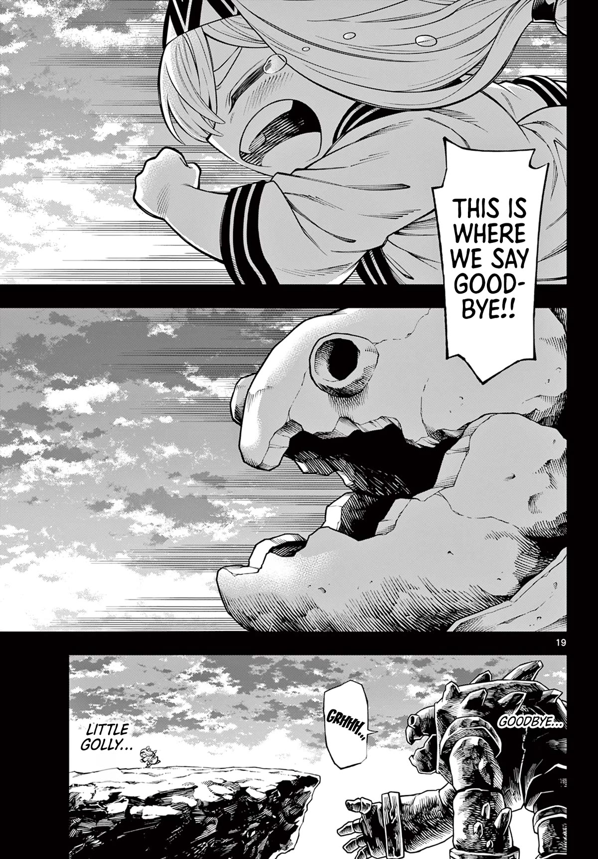 Soara and the Monster's House Chapter 17 page 19 - Chapter 17: The Tiny Green People and the Giant of Earth