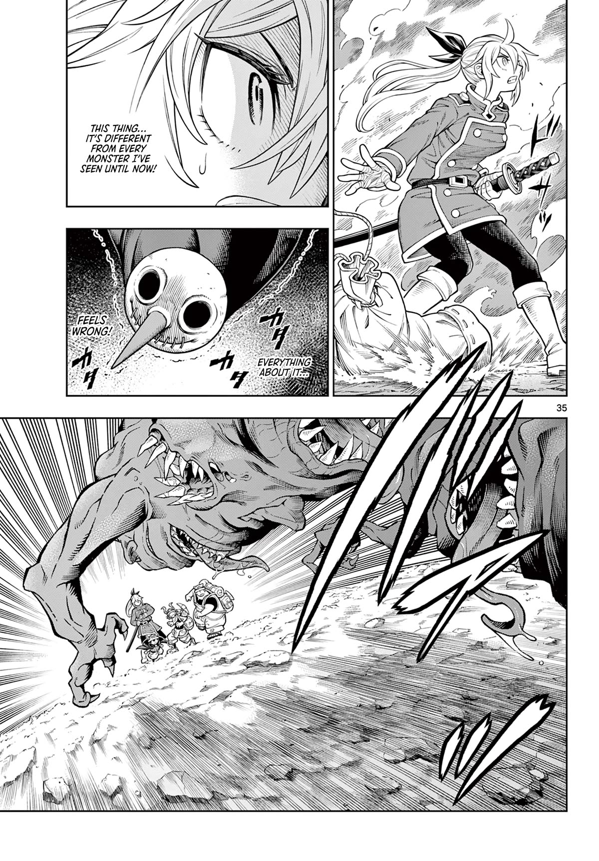 Soara and the Monster's House Chapter 18 page 34 - Chapter 18: The House of Earth and Tree