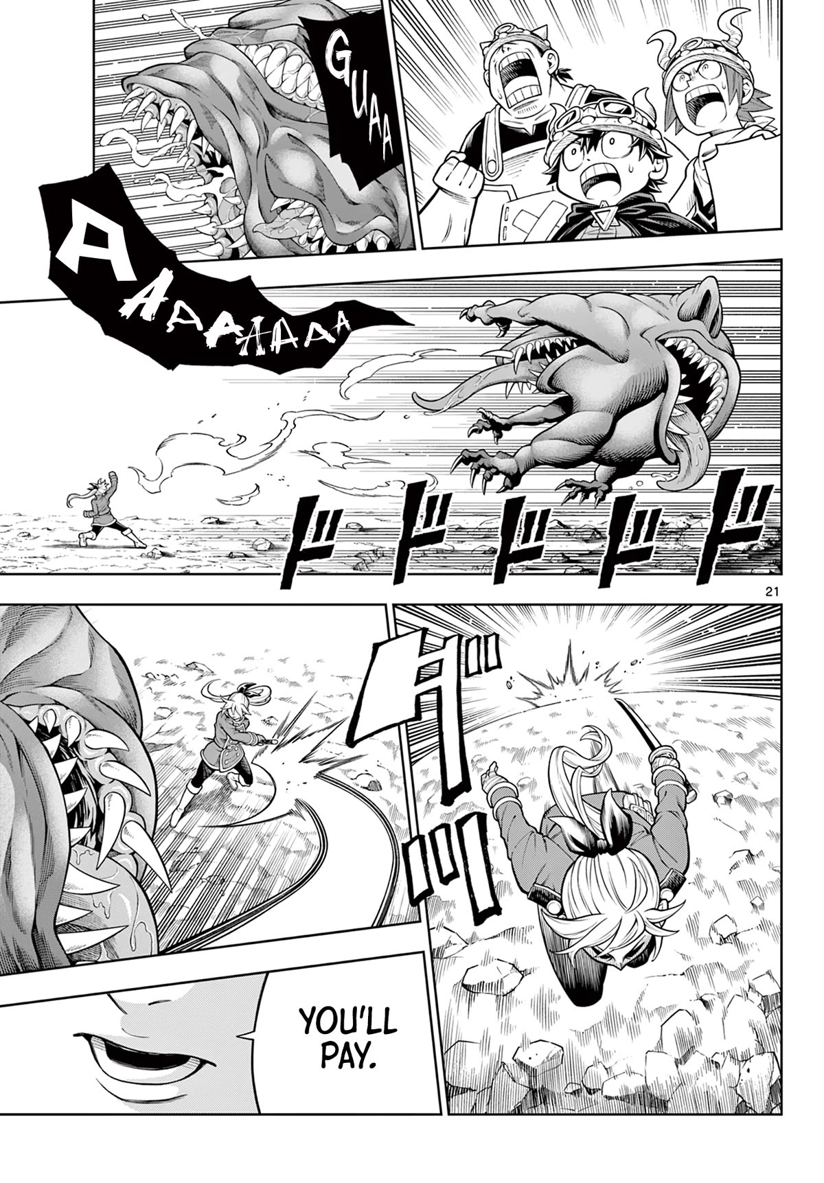 Soara and the Monster's House Chapter 19 page 21 - Chapter 19: Are You Afraid?