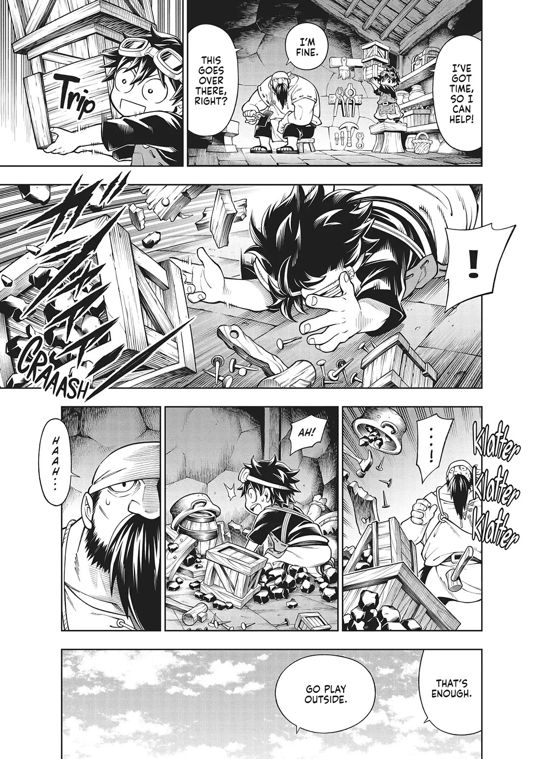 Soara and the Monster's House Chapter 21 page 3 - Chapter 21: The Two Blacksmiths
