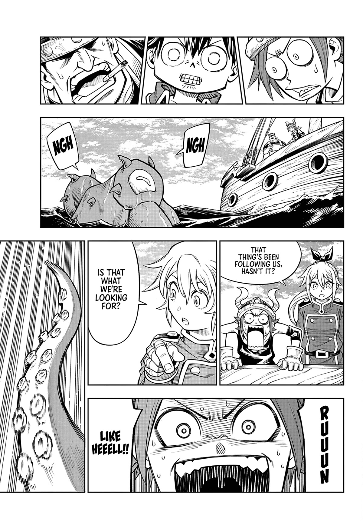 Soara and the Monster's House Chapter 6 page 13 - Chapter 6: From Architects to Pirates