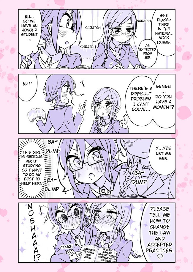 Social Anxiety Vs Yuri Chapter 23 page 1 - Chapter 23: Honour student