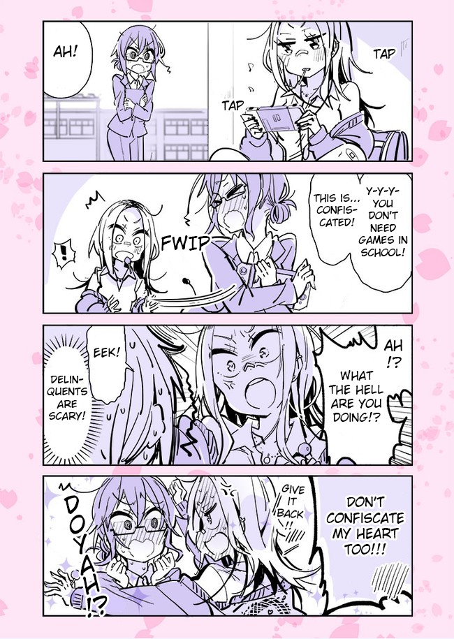 Social Anxiety Vs Yuri Chapter 24 page 1 - Chapter 24: Delinquent student