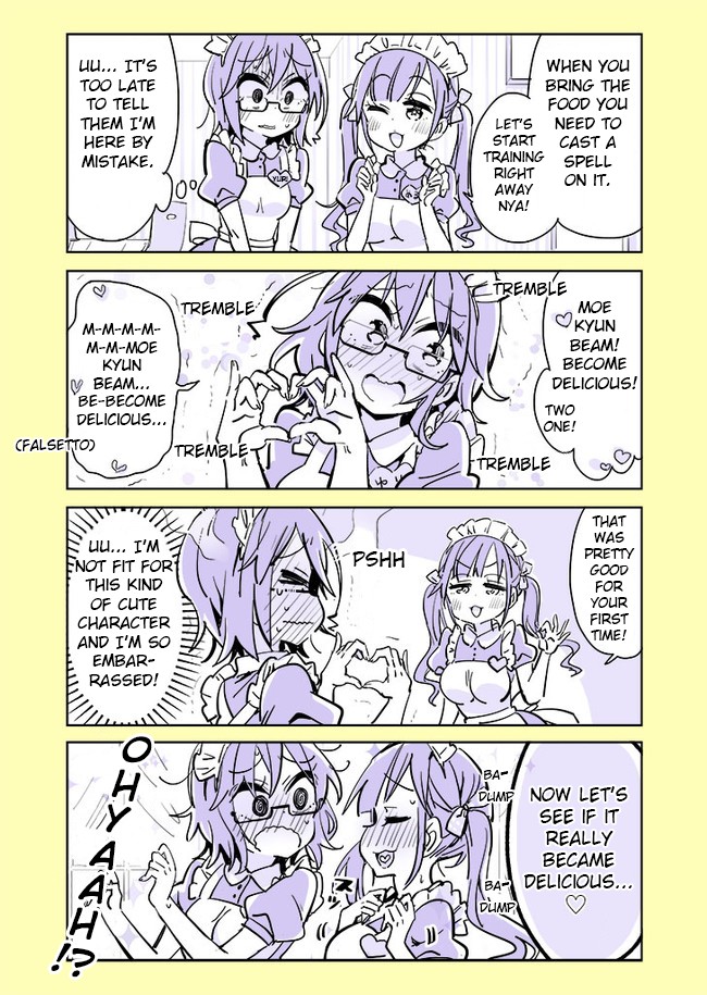 Social Anxiety Vs Yuri Chapter 28 page 1 - Chapter 28: Maid cafe employee B