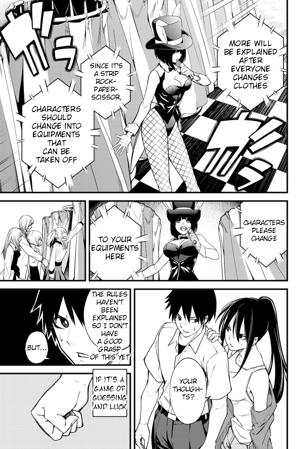 Social Survival Rabbits Chapter 9 page 12 - Chapter 9: Three-Way Deadlock Card Battle