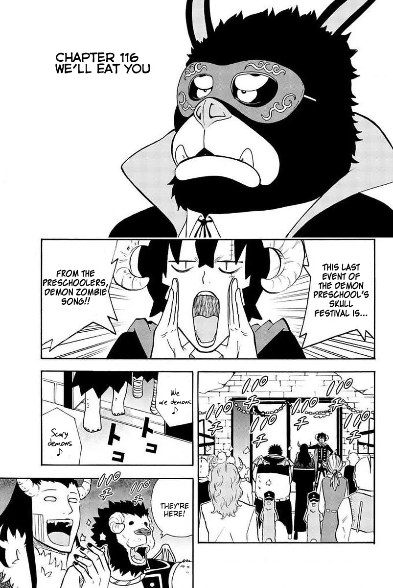Sodatechi Maou! Chapter 116 page 1 - Chapter 116: We'll Eat You!