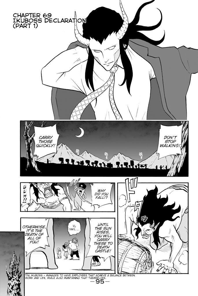 Sodatechi Maou! Chapter 69 page 1 - Chapter 69: Ikuboss Declaration (Part 1)