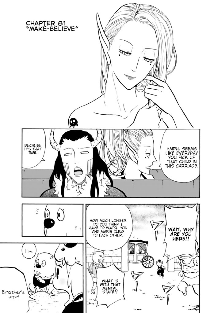 Sodatechi Maou! Chapter 81 page 1 - Chapter 81: "Make Believe"