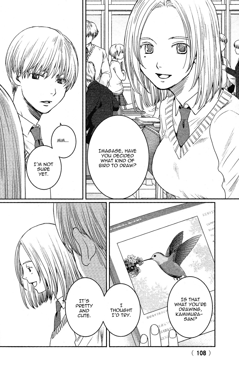Sojou no Koi wa Nido Haneru Chapter 4.5 page 8 - Chapter 4.5: Hummingbird Rhapsody