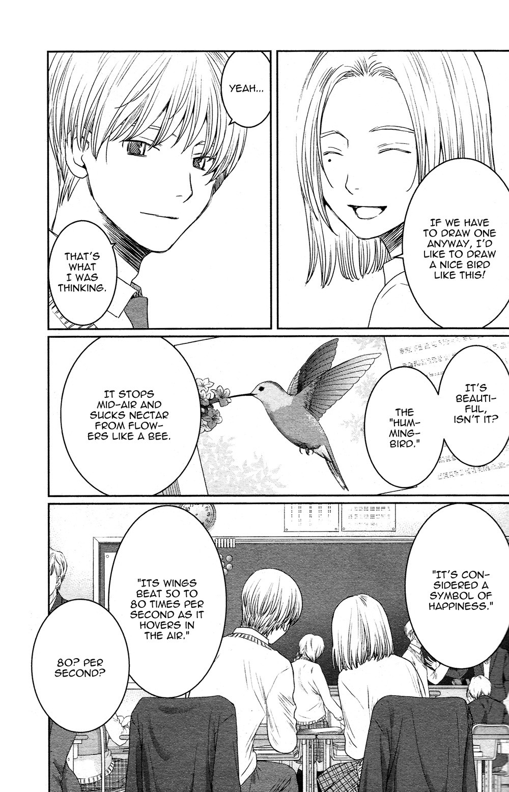 Sojou no Koi wa Nido Haneru Chapter 4.5 page 9 - Chapter 4.5: Hummingbird Rhapsody