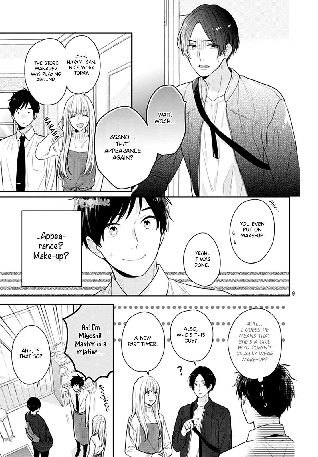 Soko no Koisuru Baitosho-kun Chapter 1 page 10 - Chapter 1