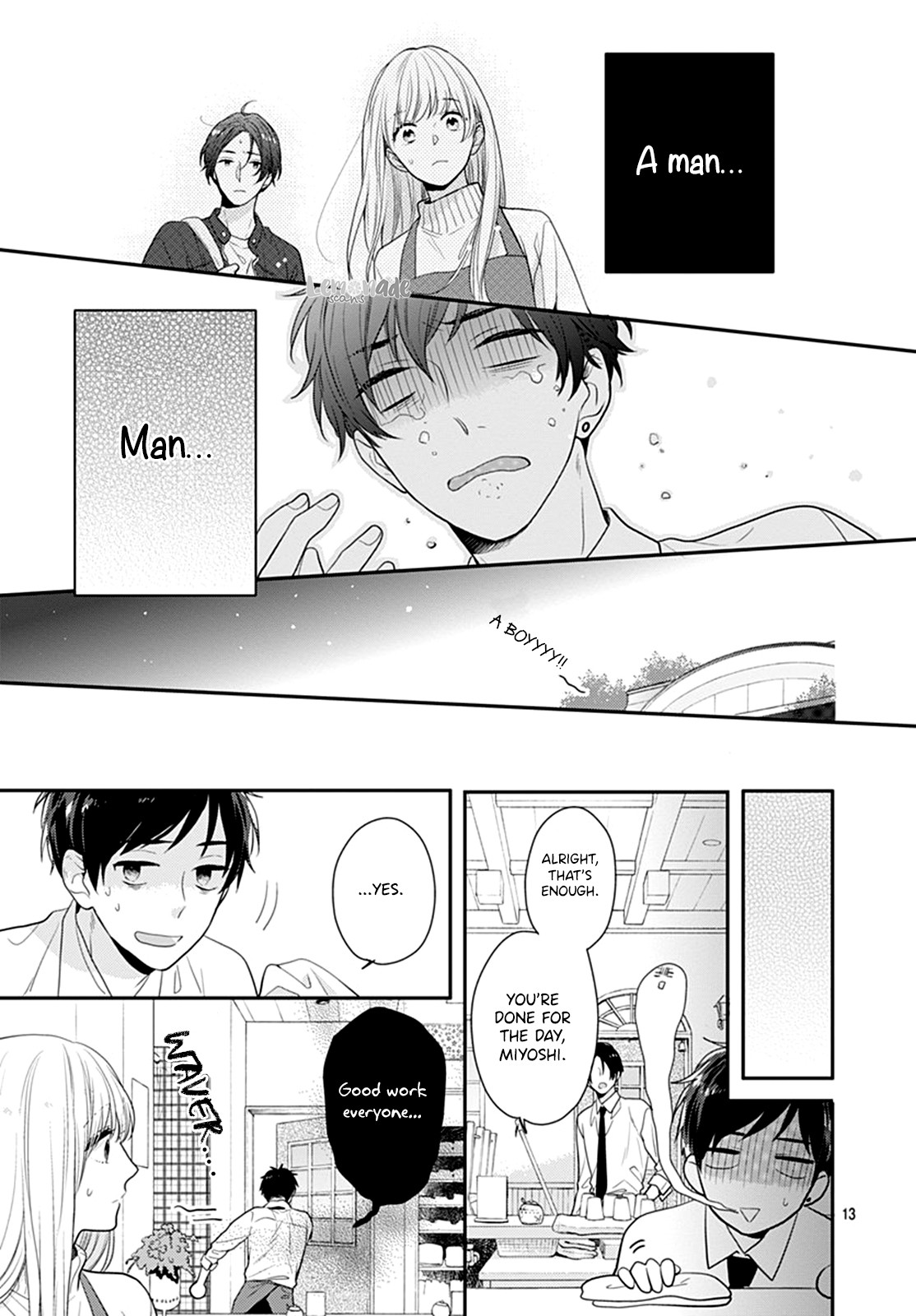 Soko no Koisuru Baitosho-kun Chapter 1 page 14 - Chapter 1