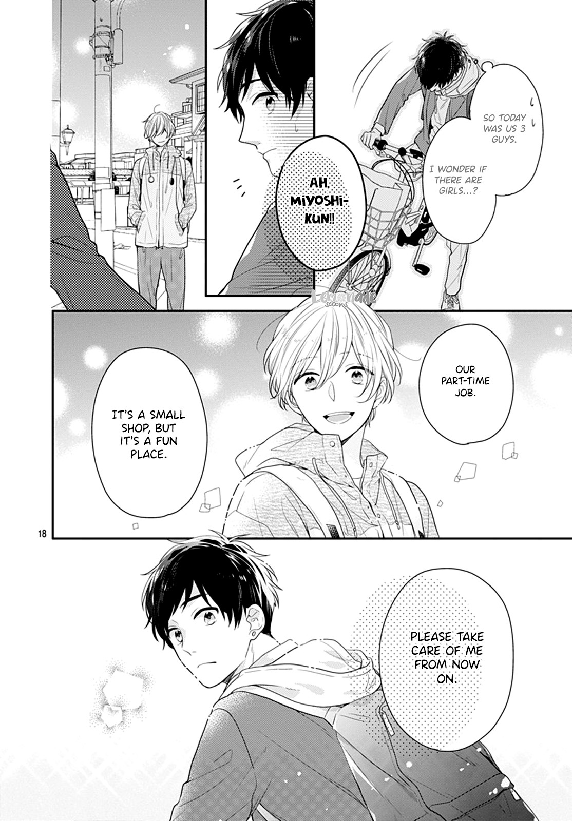 Soko no Koisuru Baitosho-kun Chapter 1 page 19 - Chapter 1