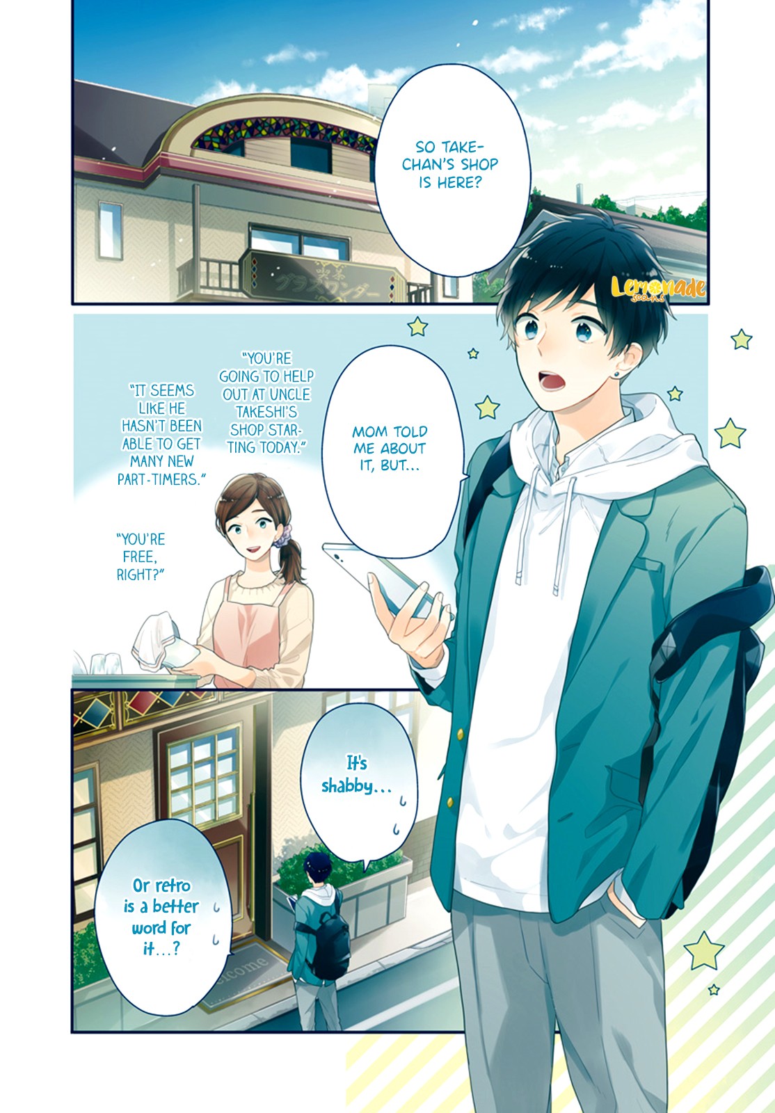 Soko no Koisuru Baitosho-kun Chapter 1 page 3 - Chapter 1