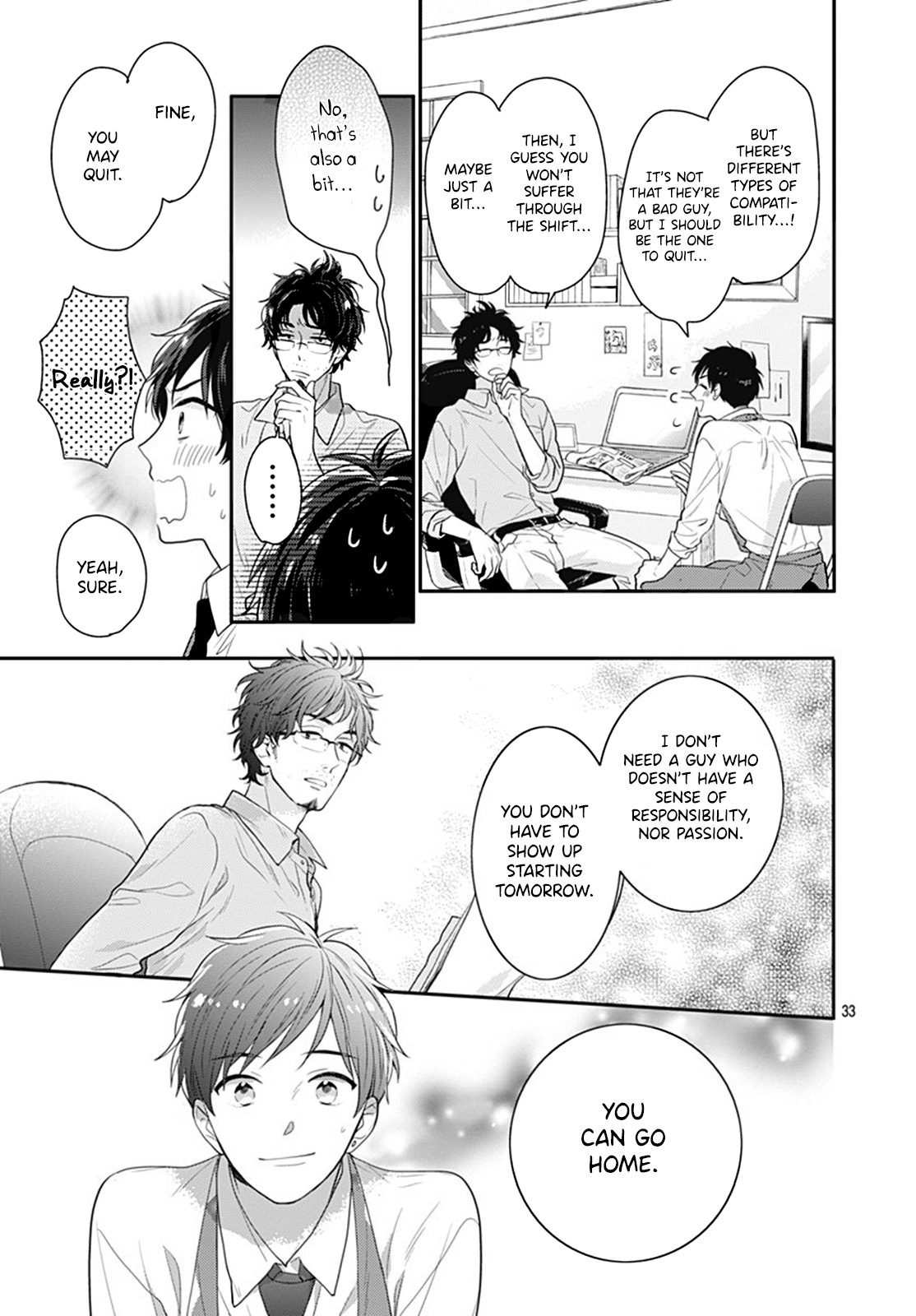Soko no Koisuru Baitosho-kun Chapter 1 page 34 - Chapter 1