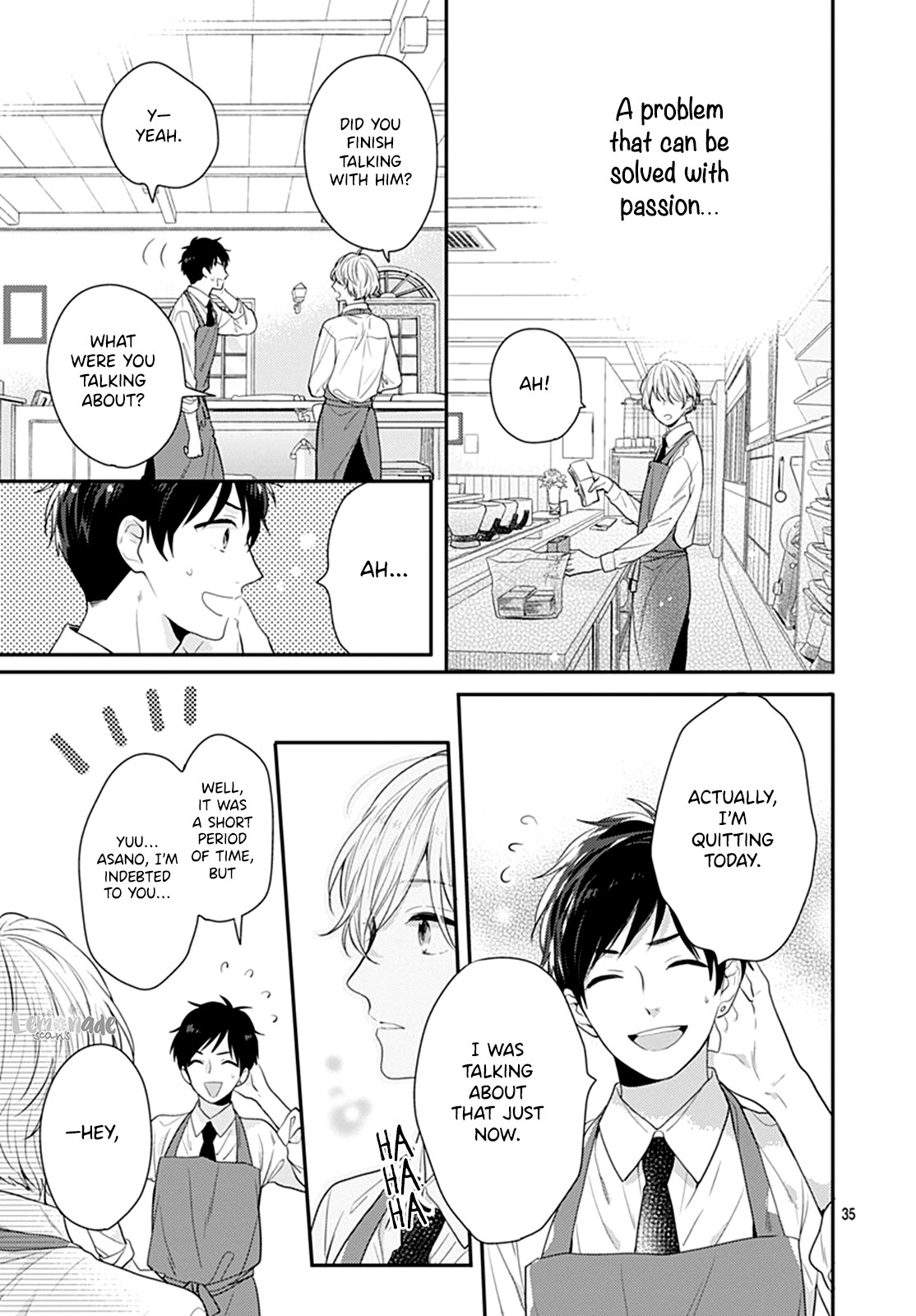 Soko no Koisuru Baitosho-kun Chapter 1 page 36 - Chapter 1