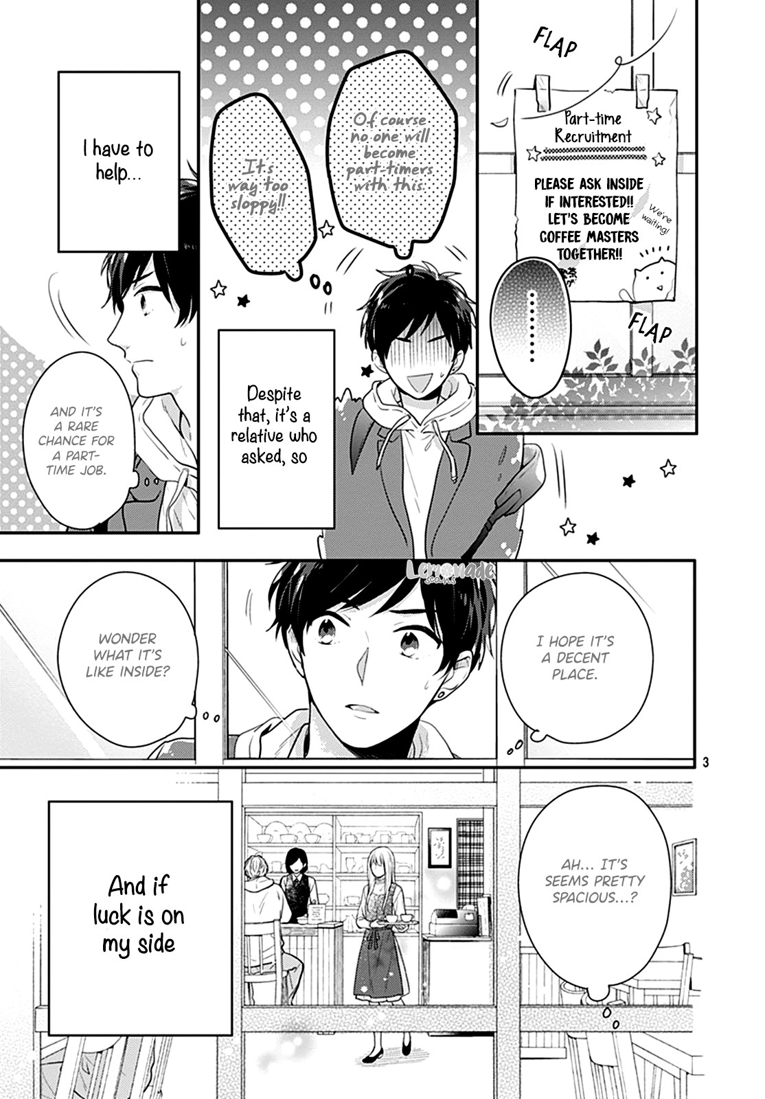 Soko no Koisuru Baitosho-kun Chapter 1 page 4 - Chapter 1