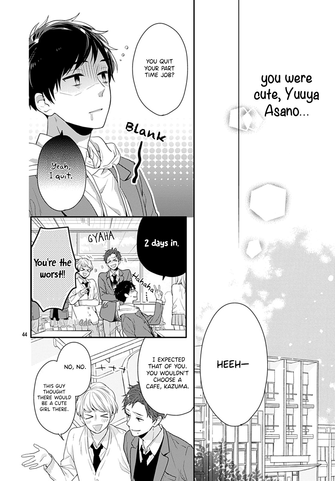 Soko no Koisuru Baitosho-kun Chapter 1 page 45 - Chapter 1
