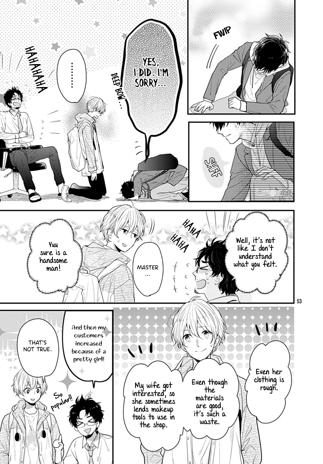 Soko no Koisuru Baitosho-kun Chapter 1 page 54 - Chapter 1