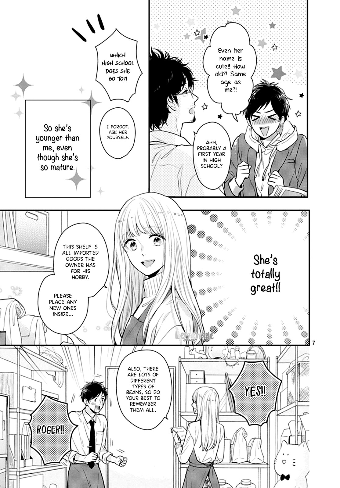 Soko no Koisuru Baitosho-kun Chapter 1 page 8 - Chapter 1